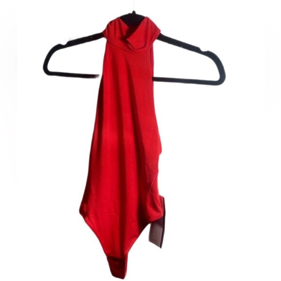 NWT Lululemon Wundermost Soft Nulu Mckneck Sleeveless Bodysuit Grenadine Red XXS - Picture 2 of 4